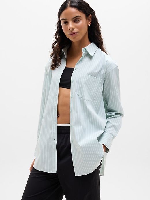 Image number 1 showing, Midday Relaxed Poplin Shirt