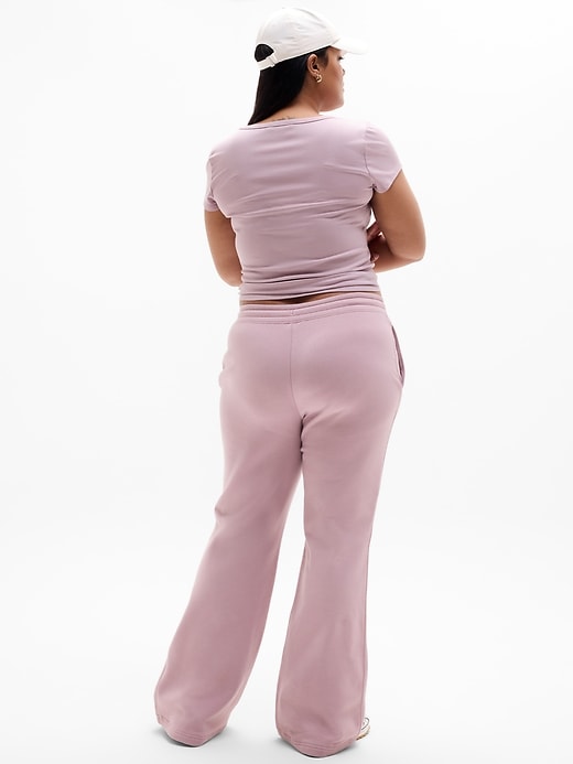 Image number 7 showing, Forever Fleece Mid Rise Flare Pant