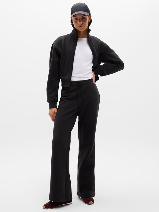 Image number 2 showing, Forever Fleece Mid Rise Flare Pant