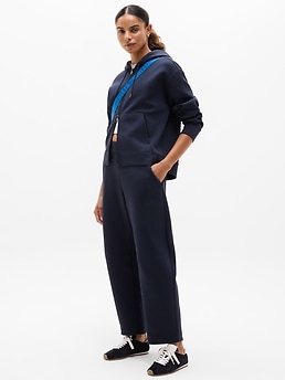 Form Knit Mid Rise Barrel Pant - Blue - image 2