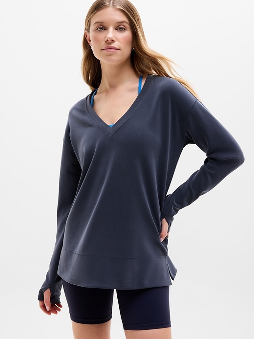Image number 1 showing, Seasoft V Neck Sweatshirt