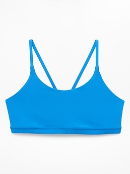 Athleta Transcend Scoop Sports Bra A-C - Blue (Breaker)