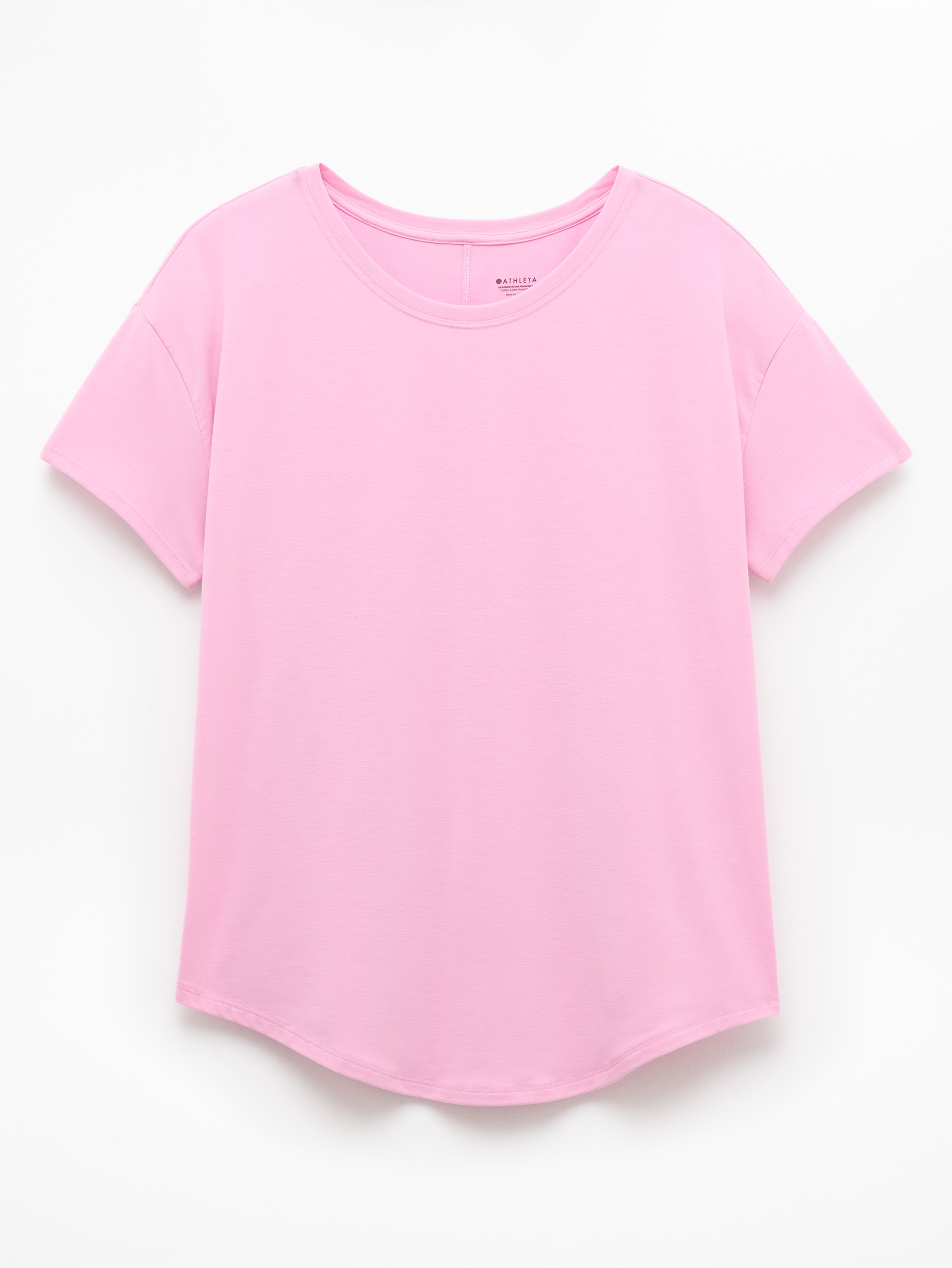Athleta Move With Ease Tee - Pink (Waterlily)