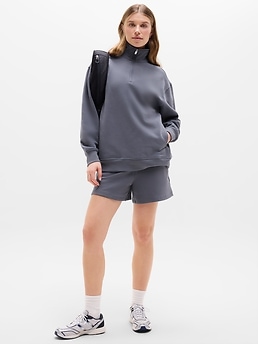 Forever Fleece 1/4 Zip Sweatshirt - Gray - image 2