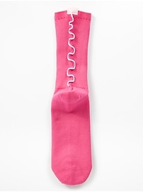 Image number 3 showing, Athleta Ruffle Novelty Everyday Crew Sock 2-Pack