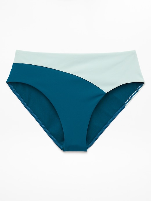 Image number 5 showing, High Waist Cheeky Colorblock Swim Bottom