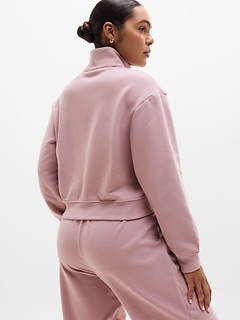 Athleta Forever Fleece Track Jacket - Pink (Blush)