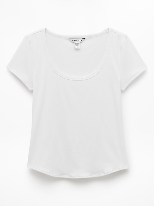 Image number 7 showing, Signature Rib Scoop Tee