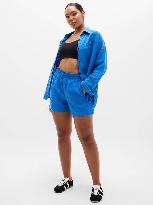 Image number 3 showing, Retreat Linen Top