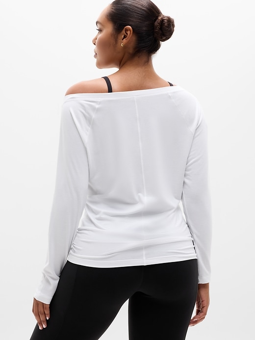 Image number 6 showing, Move With Ease Off The Shoulder Top