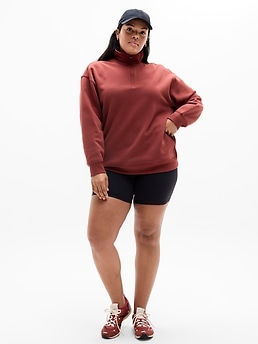 Forever Fleece 1/4 Zip Sweatshirt - Orange - image 4