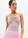 Cinch Cami Crop Bra - Pink