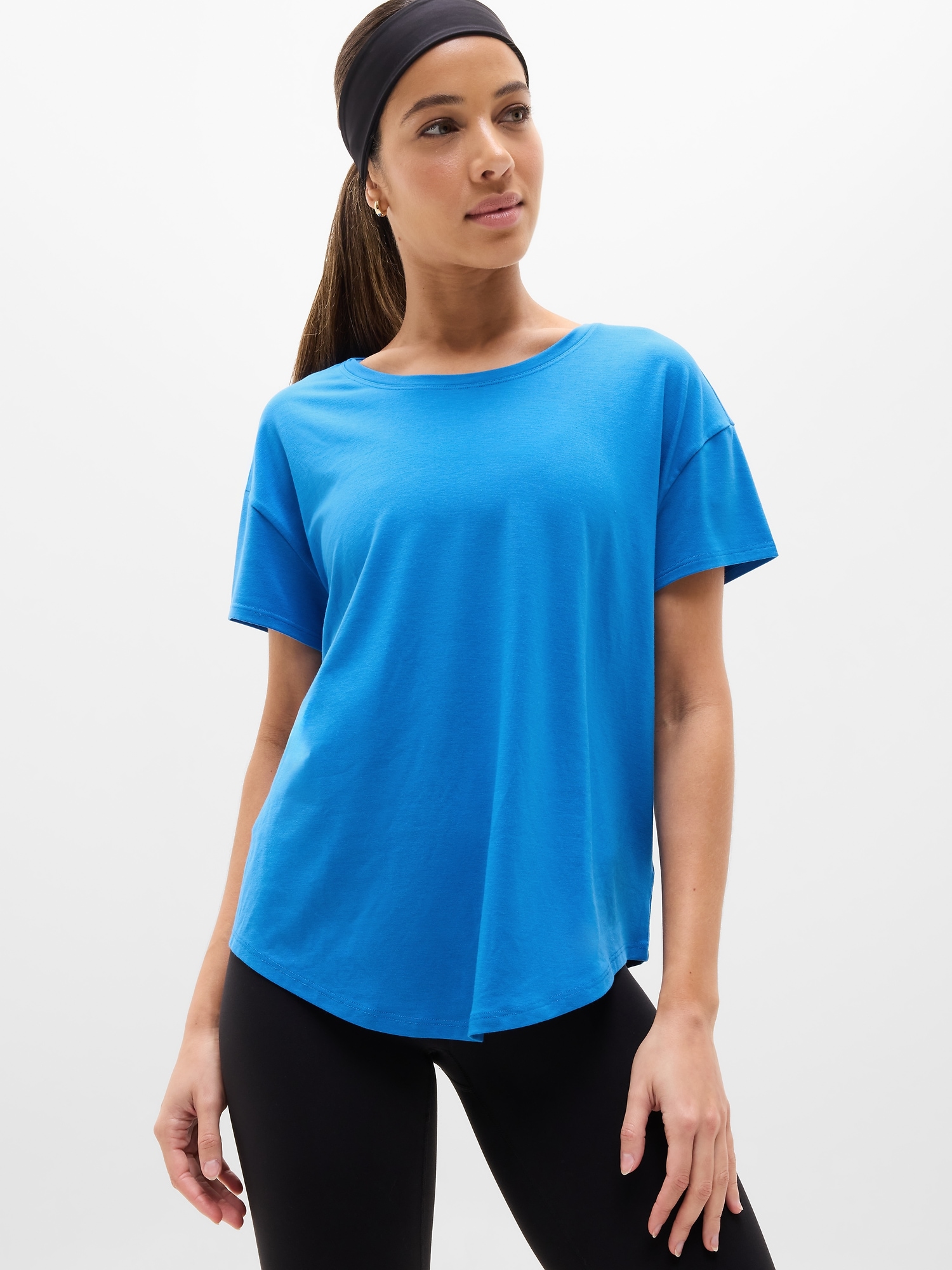 Move With Ease Tee - Blue