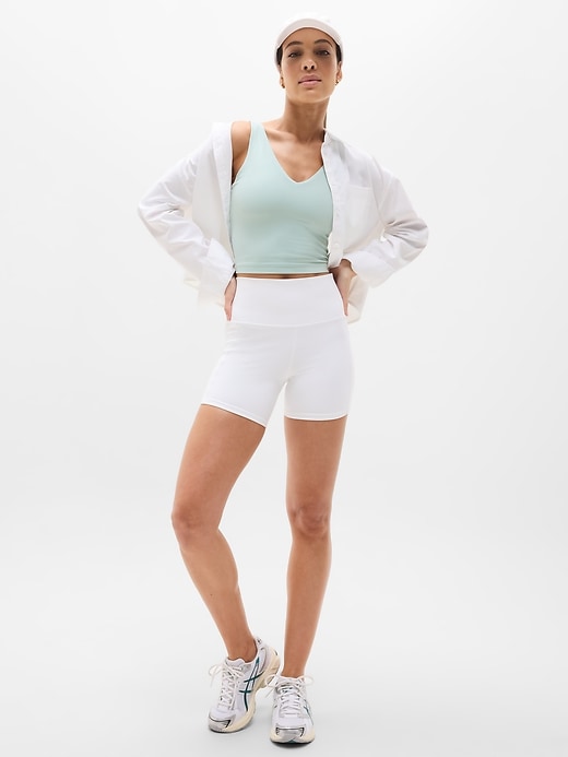 Image number 2 showing, Transcend V-Neck Crop Sports Bra A-C