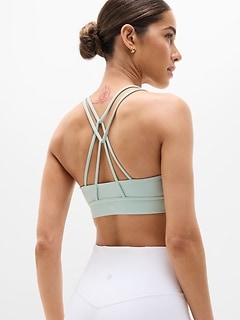 Athleta Perfect Form Sports Bra A-C - Green (Current) - 626672162