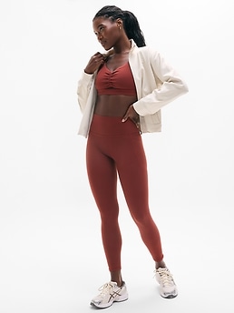 Salutation Stash High Rise 7/8 Legging - Orange - image 2