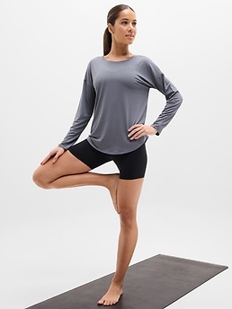 Move With Ease Top - Gray - image 2