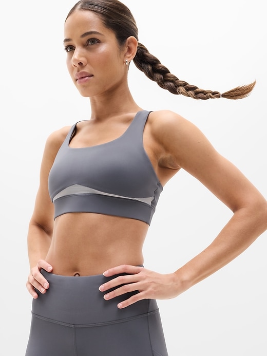 Image number 1 showing, Interval Mesh Sports Bra A-C