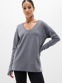 Seasoft V Neck Sweatshirt
