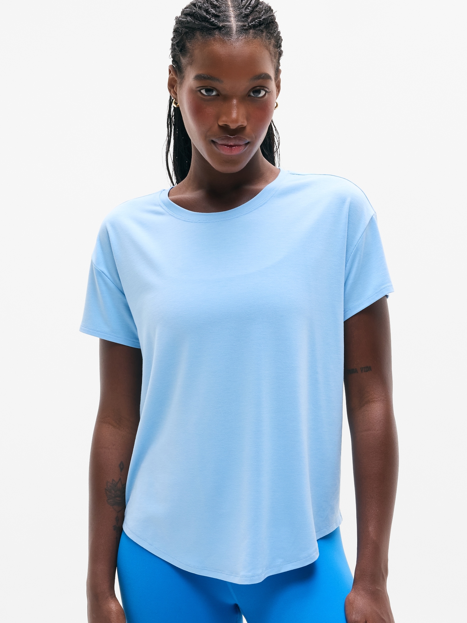 Move With Ease Tee - Blue