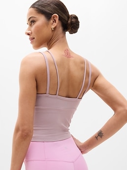 Cinch Cami Crop Bra - Pink - image 3