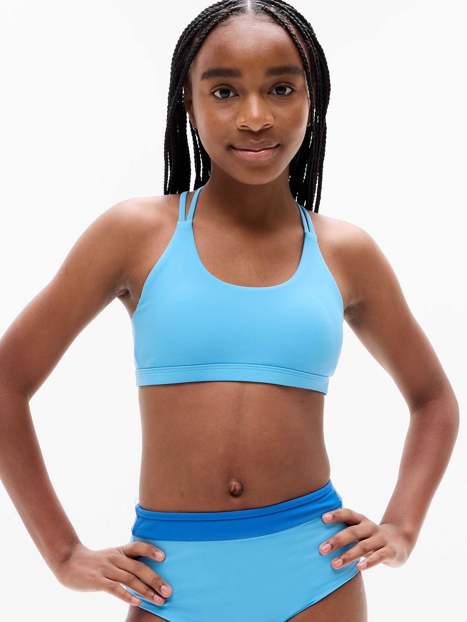 Athleta Girl Reversible Strappy Bikini Top