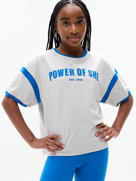 Image number 1 showing, Athleta Girl Right Moves Slouchy Tee