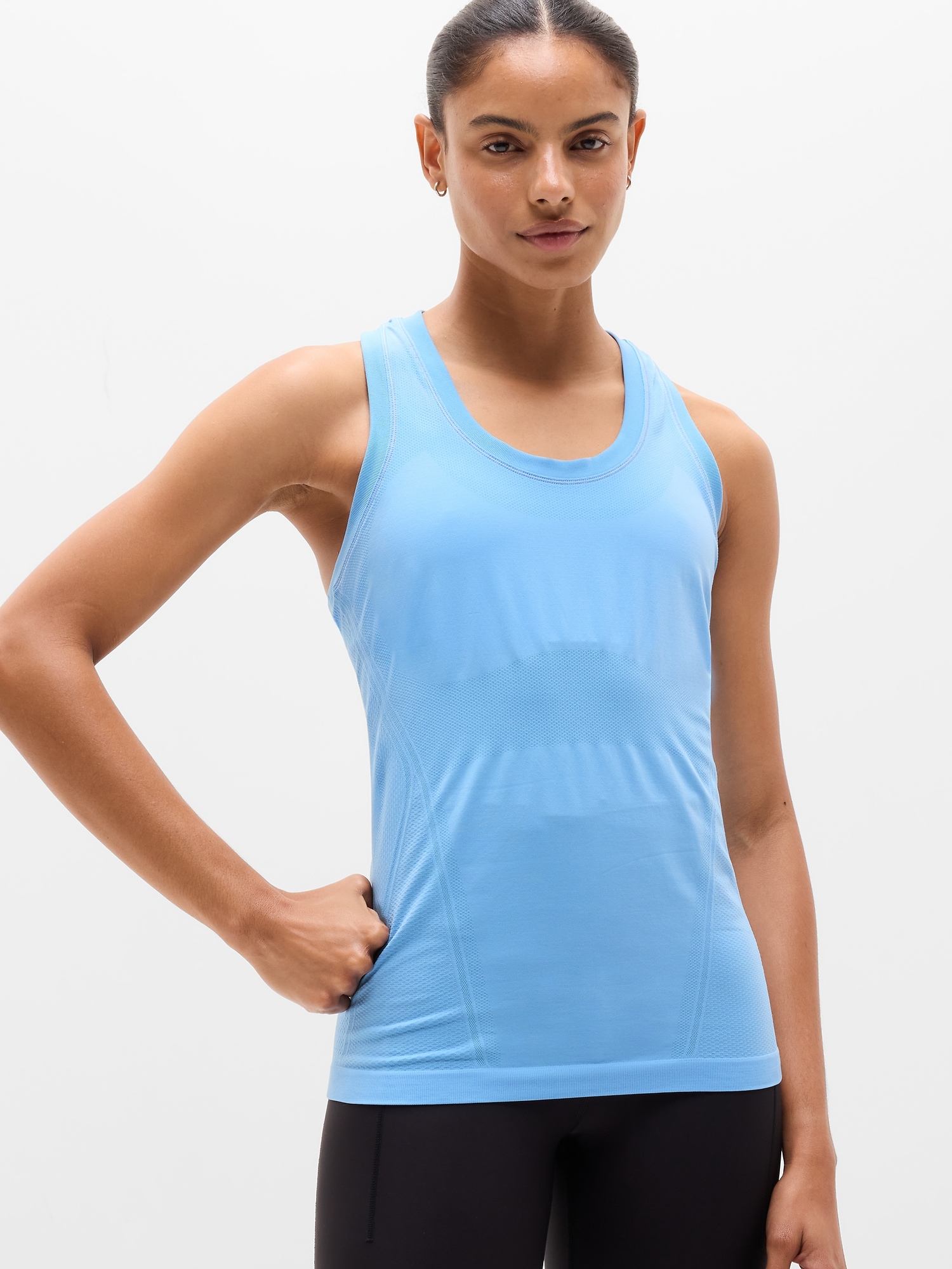 Momentum Seamless Tank - Blue
