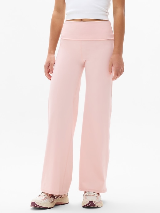 Image number 1 showing, Athleta Girl Chit Chat Roll Waistband Puddle Pant