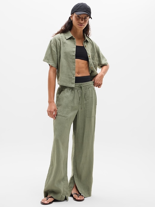 Image number 2 showing, Retreat Linen Short Sleeve Shirt