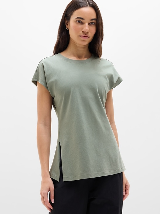 Image number 1 showing, Favorite Cotton Dolman Tee