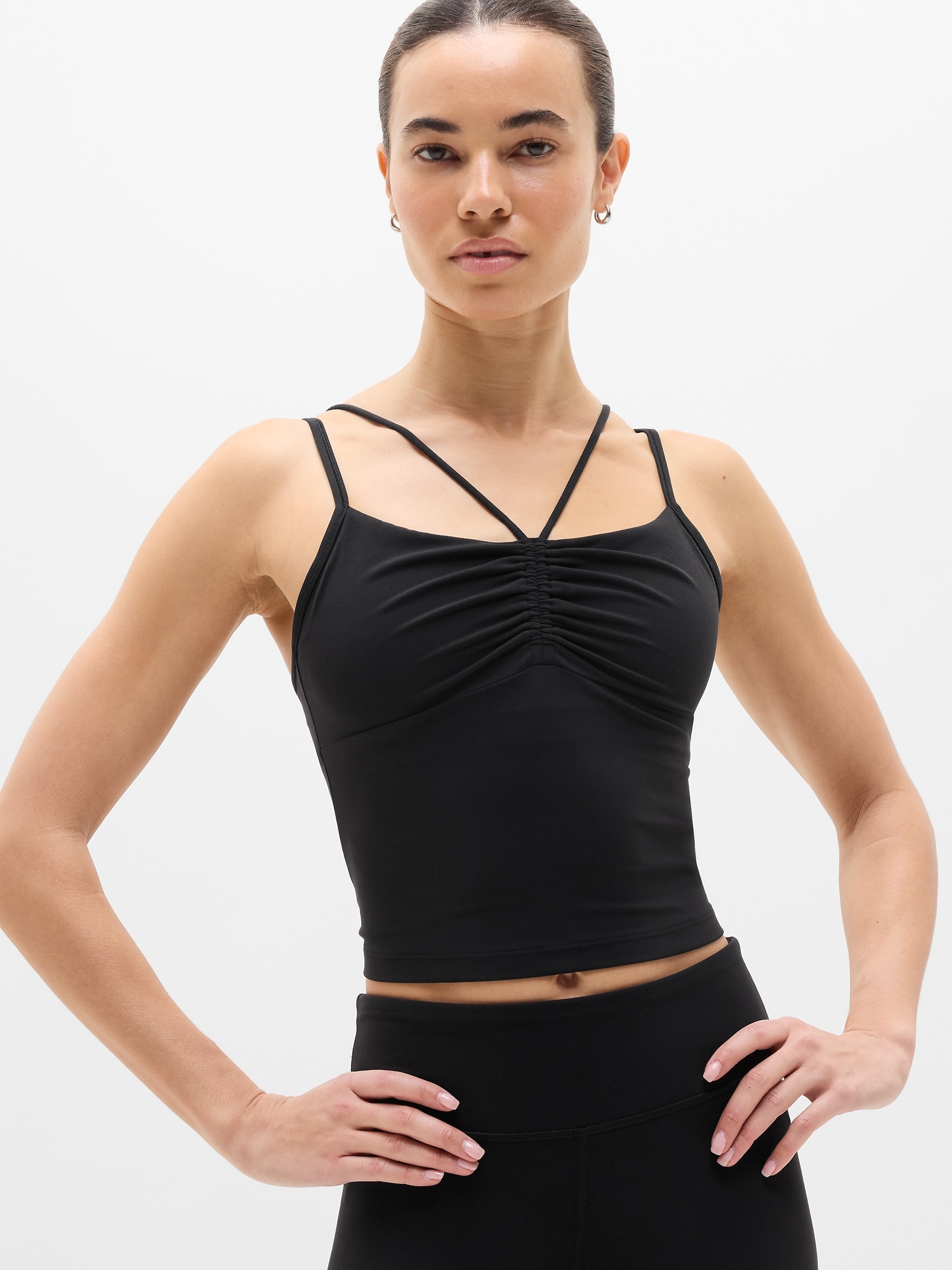 Cinch Cami Crop Bra - Black