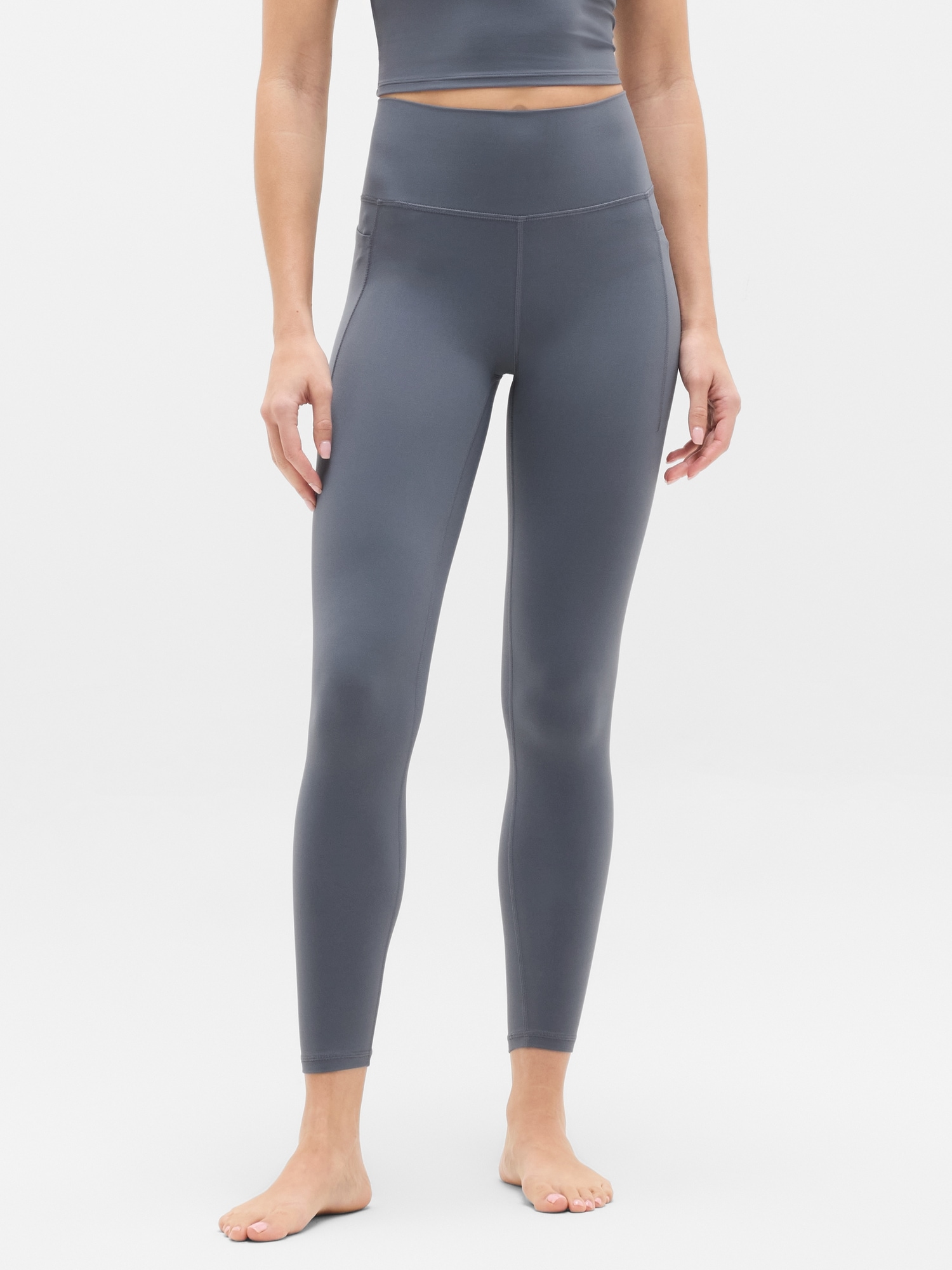 Transcend Stash High Rise Legging - Gray