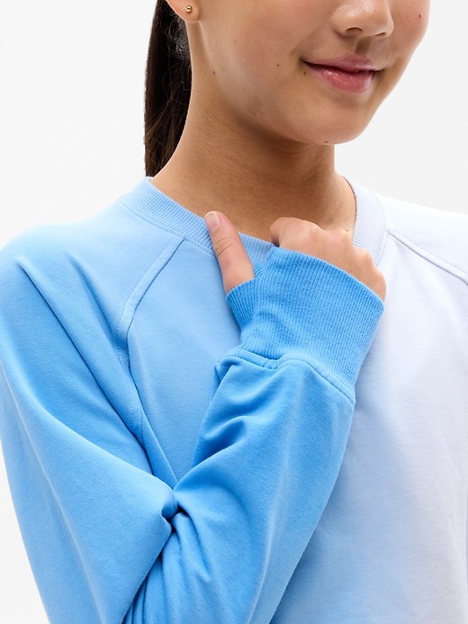 Image number 4 showing, Athleta Girl All Day Crewneck Sweatshirt