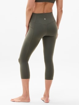 Salutation Stash High Rise Capri - Green - image 3