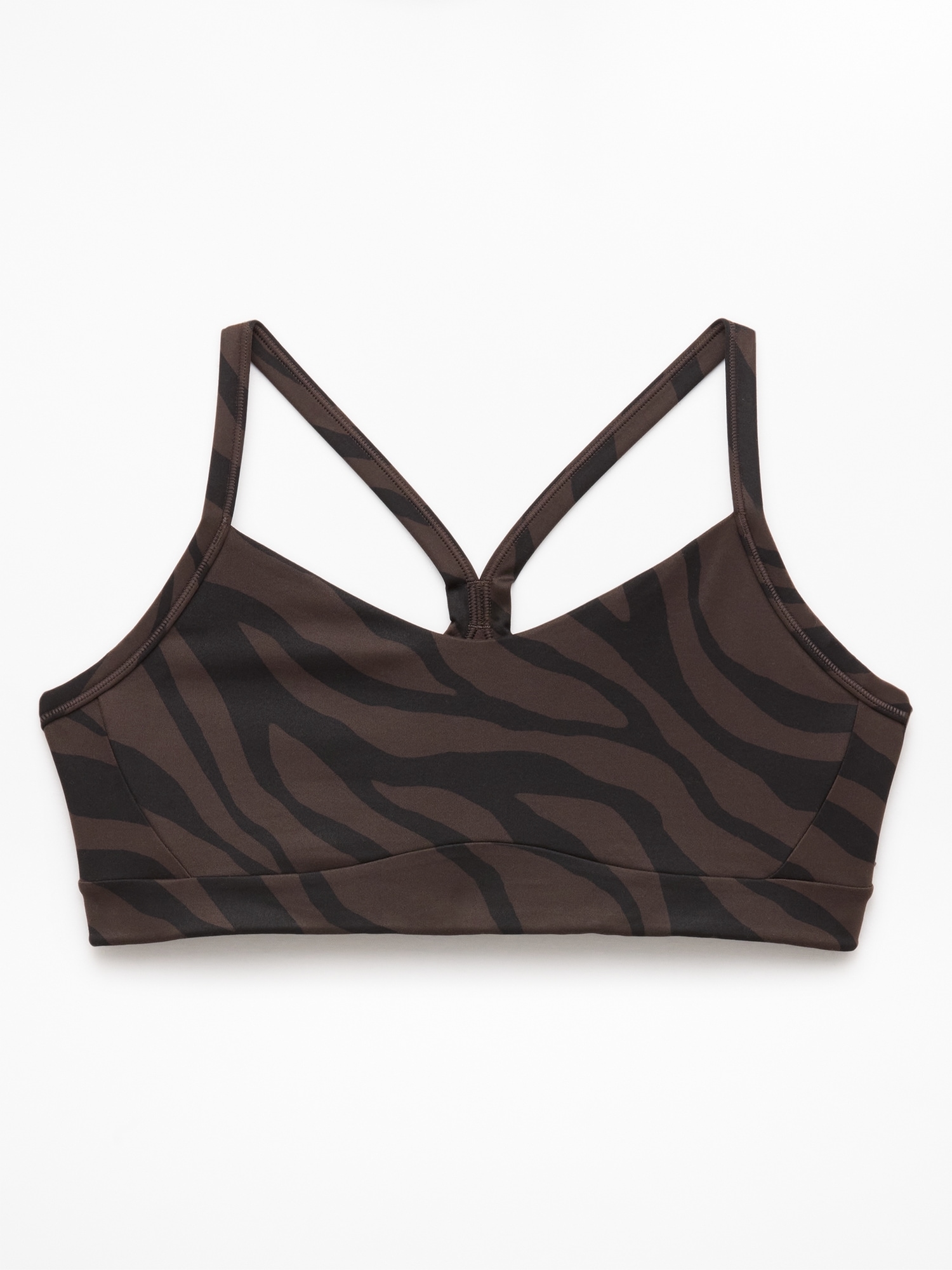 Athleta Vital Sports Bra A-C - Brown (Zebra Truffle)