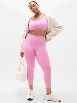 Salutation Stash High Rise 7/8 Legging - Pink - image 2