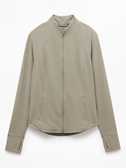 Athleta Salutation Jacket - Green (Willow)