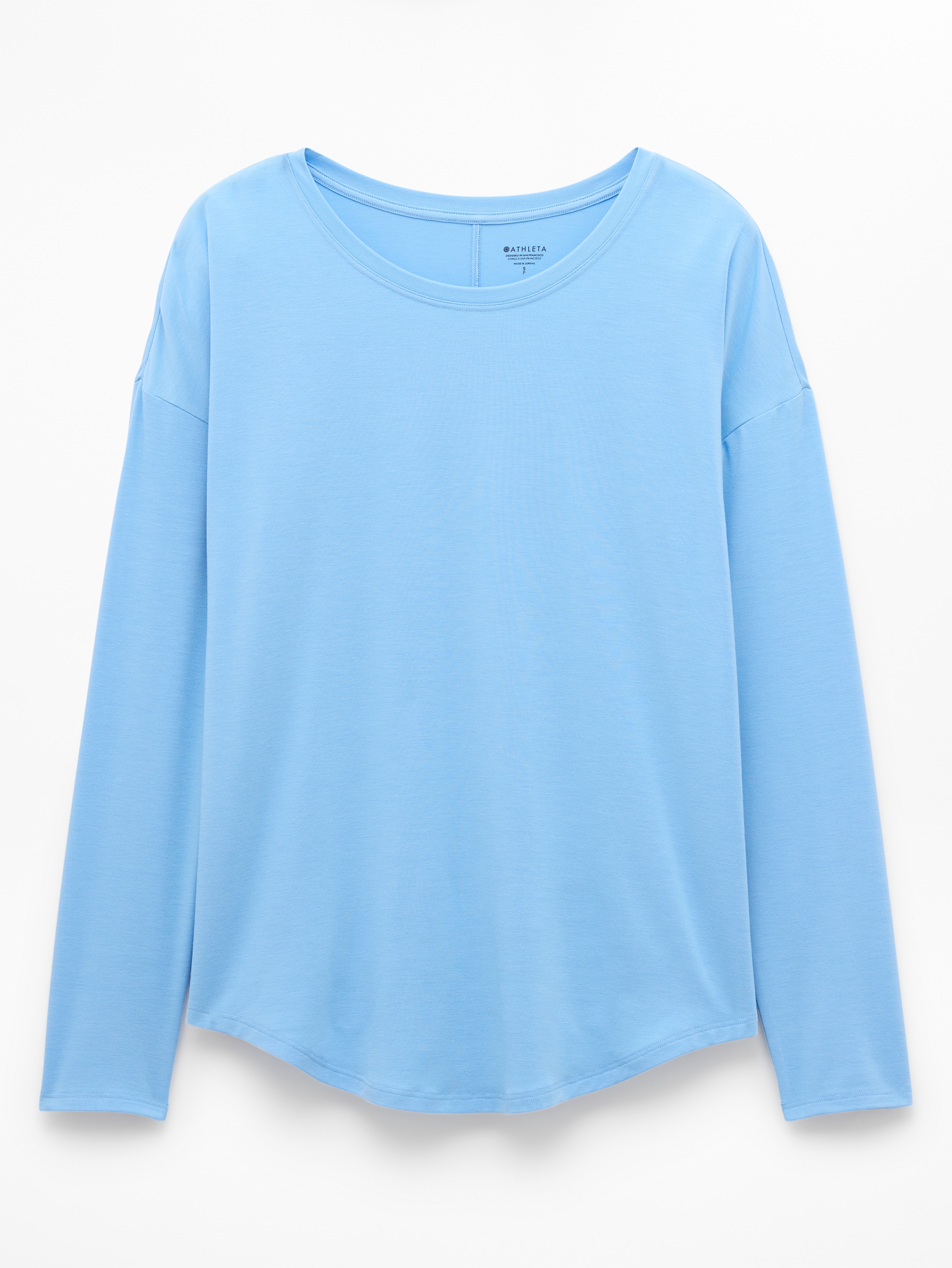 Athleta Move With Ease Top - Blue (Breeze)