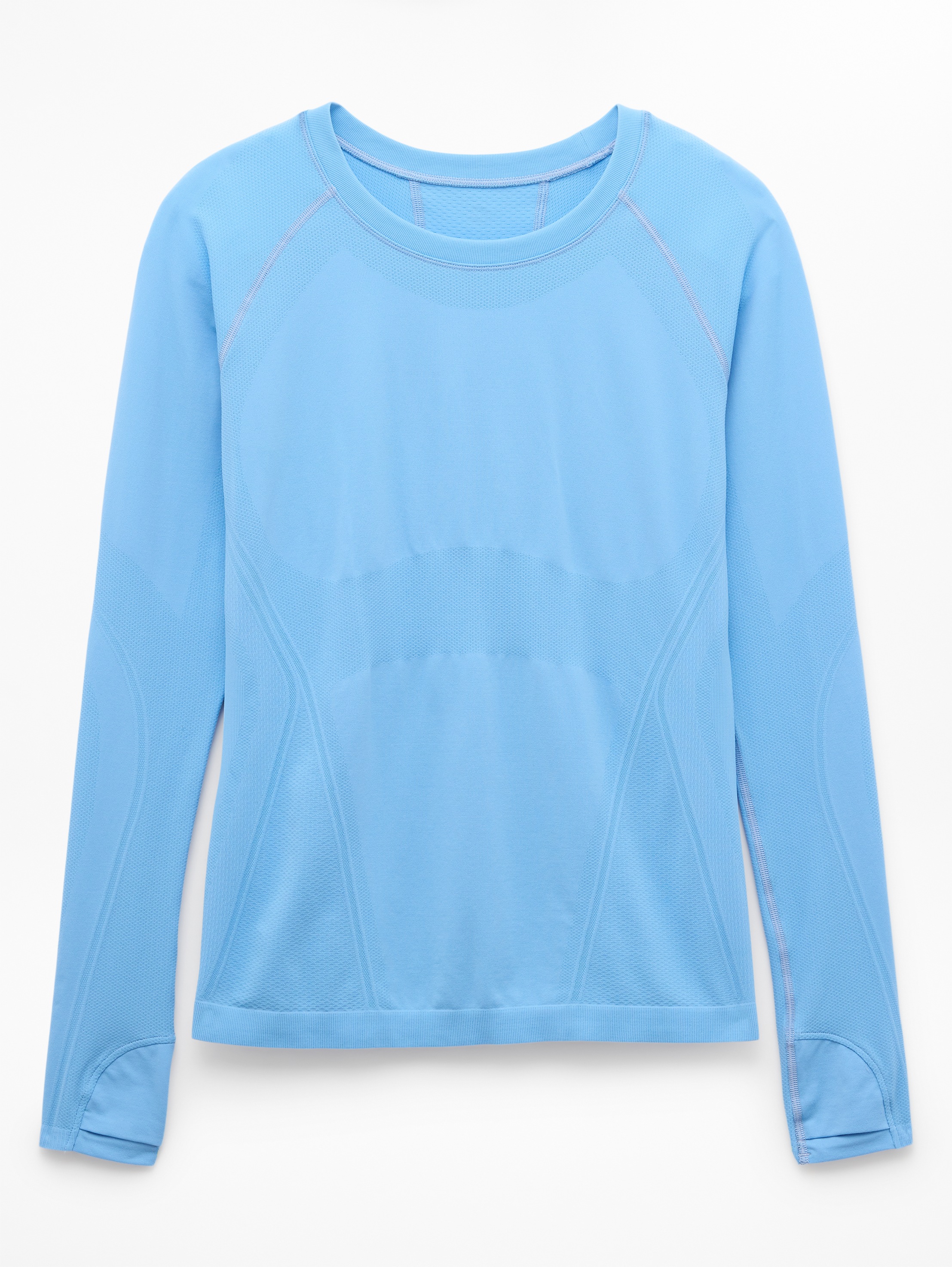 Athleta Momentum Seamless Top - Blue (Breeze)
