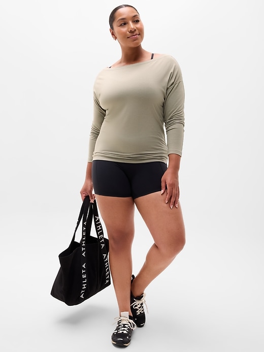 Image number 5 showing, Move With Ease Off The Shoulder Top
