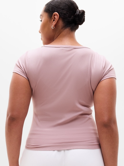 Image number 5 showing, Signature Rib Scoop Tee