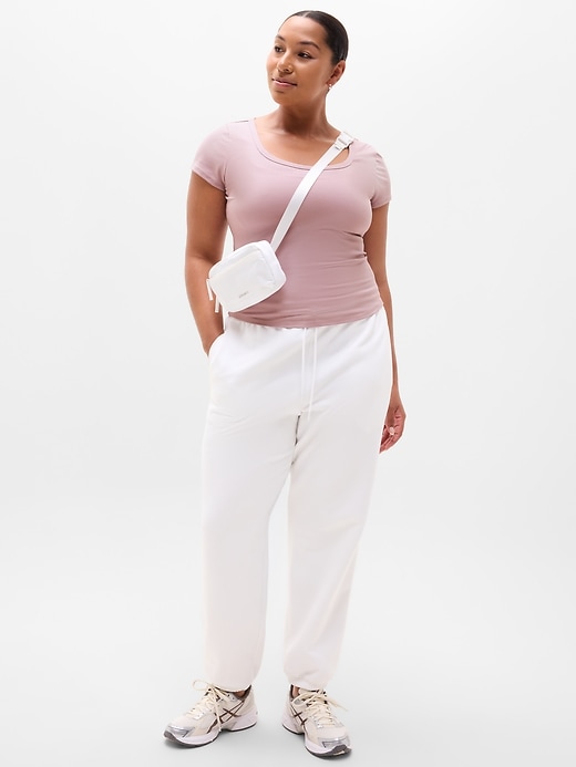 Image number 4 showing, Signature Rib Scoop Tee