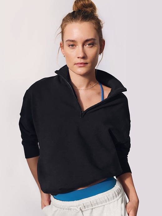 Image number 7 showing, Forever Fleece 1/4 Zip Sweatshirt