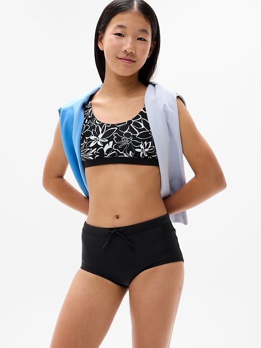 Image number 1 showing, Athleta Girl Mid Rise Swim Shortie