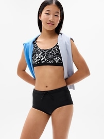 Image number 1 showing, Athleta Girl Mid Rise Swim Shortie
