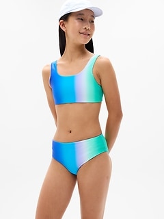 Athleta Girl Reversible Mid Rise Swim Bottom