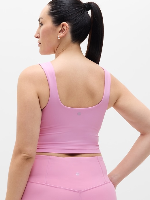 Image number 3 showing, Transcend Square Neck Crop Sports Bra D-DD
