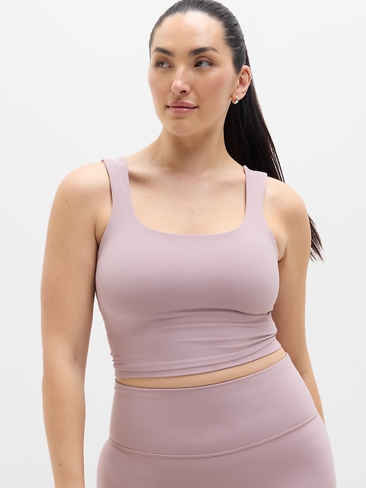 Image number 1 showing, Transcend Square Neck Crop Sports Bra D-DD