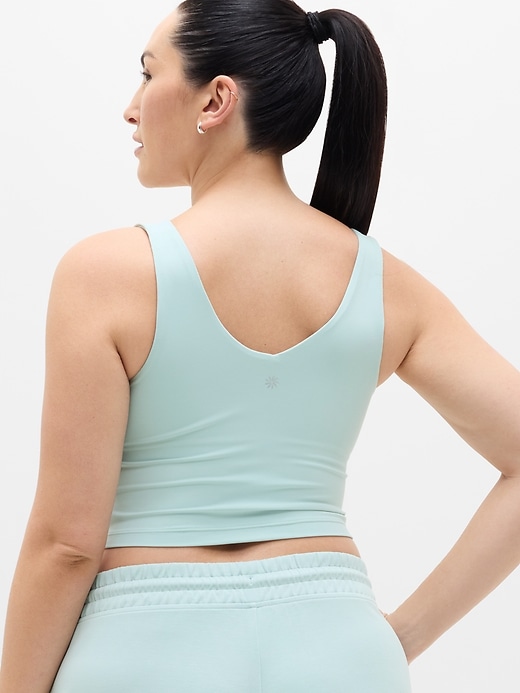 Image number 3 showing, Transcend V-Neck Crop Sports Bra D-DD